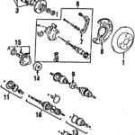 1988 Toyota MR2 Joint Shaft AND CV Kit Inner OBS OUTPUT CV Joint