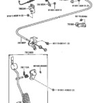 1994 Toyota Celica Bracket Accelerator Control Cable 7818420250