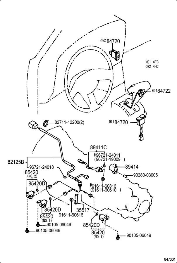 1995 TOYOTA 4RUNNER Automatic Transmission Control Solenoid 