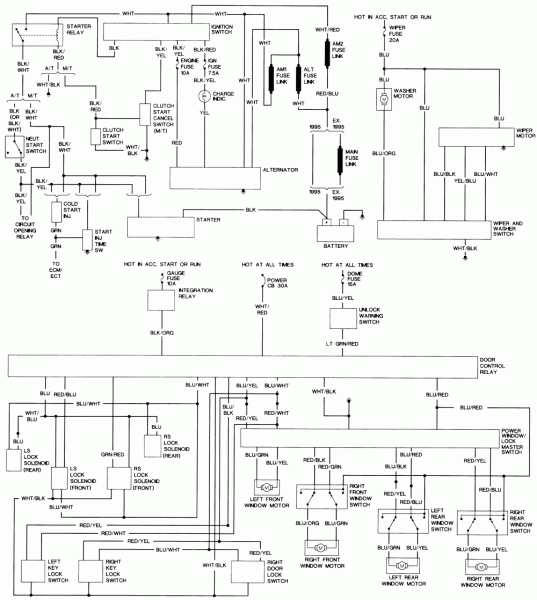 1996 Toyota 4runner Wiring Diagram