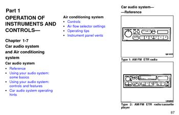 1997 Toyota RAV4 Audio System PDF Manual 10 Pages