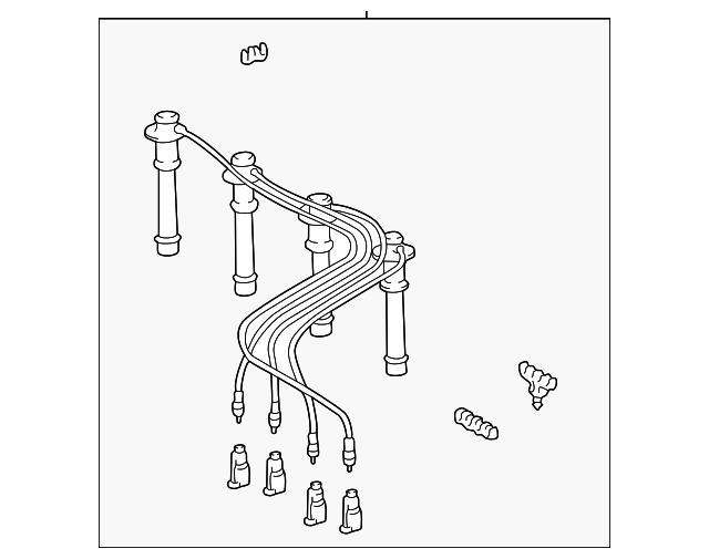 1998 Toyota Tacoma Spark Plug Wire Diagram