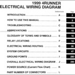 1999 Toyota 4runner 3 4l Plug Wiring Diagram