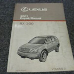 2001 Lexus RX 300 Engine Shop Service Repair Manual Vol 2 V6 3 0L EBay