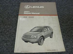 2001 Lexus RX 300 Engine Shop Service Repair Manual Vol 2 V6 3 0L EBay