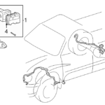 2006 Toyota Sequoia Abs Control Module Computer Skid Contour