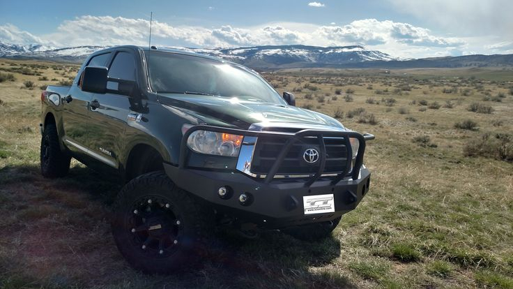 2007 2013 Toyota Tundra Featuring Custom Magnum Bumper With Grille