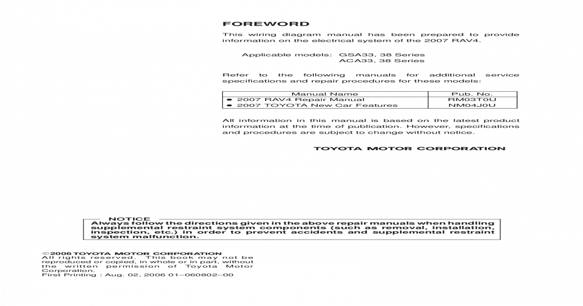 2007 Rav4 Ignition Coil Diagram Diagram Media