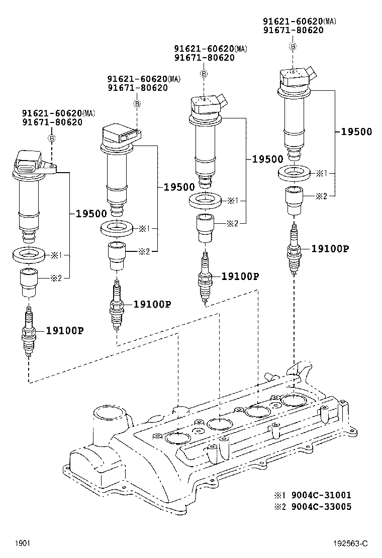 2009 Toyota Corolla Ignition Coil Diagram Wiring Diagram