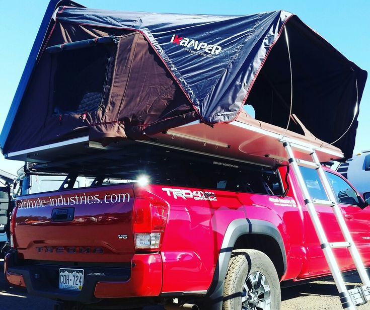 2017 Toyota Tacoma With Ikamper Skycamp At Overland Expo 4 Man Hard 