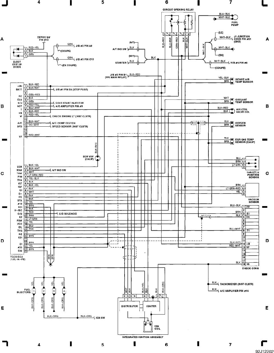 42 Toyota Corolla 4afe Distributor Wiring Diagram Wiring Niche Ideas