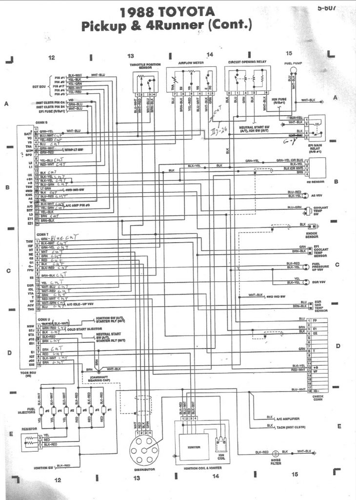 89 Toyota Pickup 3 0 O2 Sensor Wiring Help Yotatech Forums O2 