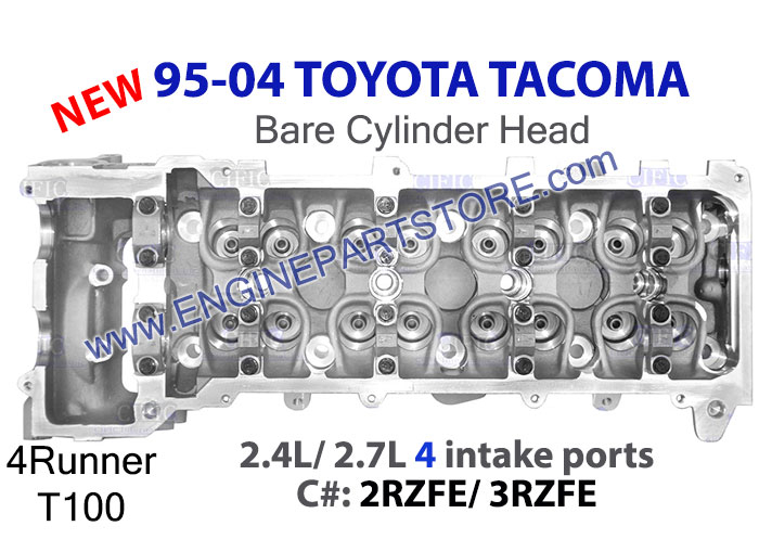 95 04 Toyota Tacoma 2 4 2 7 2RZFE 3RZFE 4 Port Cylinder Head
