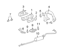 Authentic 2000 Toyota Tacoma Exhaust Parts Toyota Parts Superstore