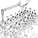 Cylinder Head Removal 2JZ GE Engine Toyota Supra A80 MKIV R