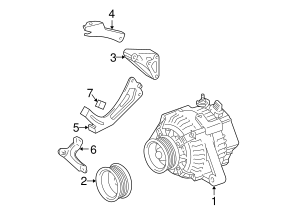 Genuine OEM Alternator Part 27060 20280 84 Fits 2004 2007 Toyota 