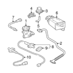 Genuine OEM Oxygen Sensor Part 89465 09340 Fits 2001 2003 Toyota