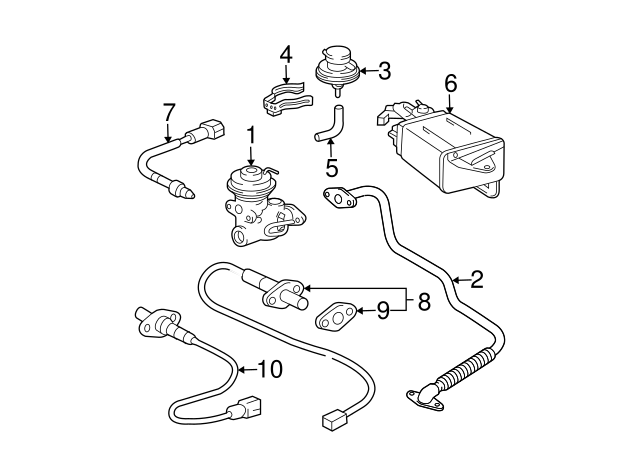 Genuine OEM Oxygen Sensor Part 89465 09340 Fits 2001 2003 Toyota