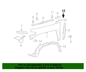 Genuine OEM Upper Panel Seal Part 61118 35010 Fits 2007 2014 Toyota FJ 