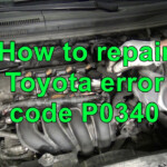 How To Repair Toyota Engine Error Code P0340 Youtube