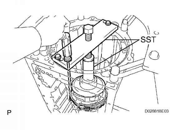 Install In Order D P D P D P F Toyota Sequoia 2006 Repair