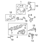 Shroud Switches Levers For 2000 Toyota Avalon Toyota Parts