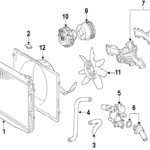 Toyota 4Runner Engine Water Pump Gasket 4 0 LITER FJ Cruiser Tacoma