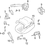 Toyota Celica Cylinder And Key Set Cylinder And Keys Ignition Lock
