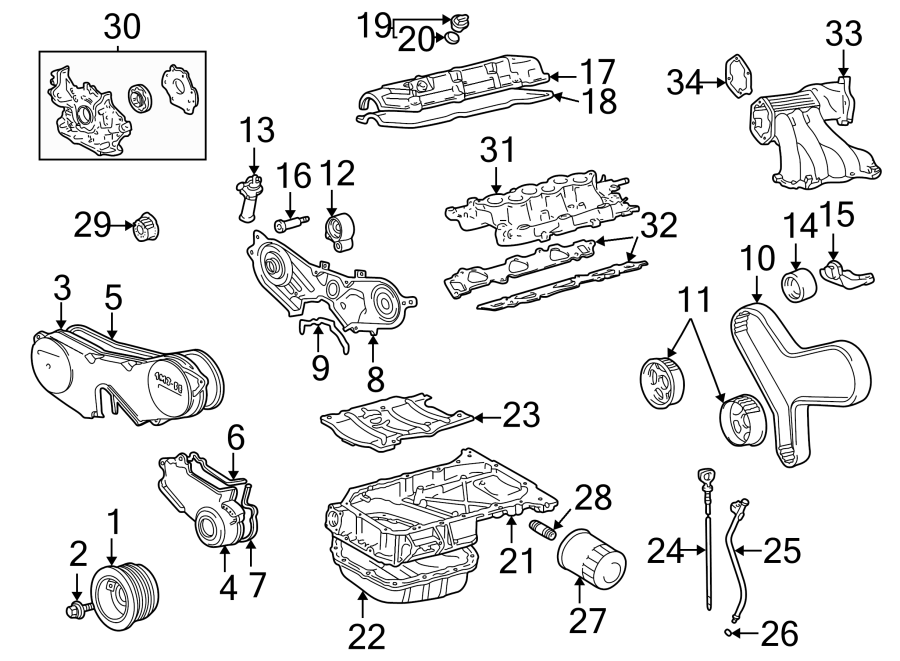 Toyota Highlander Gasket Manifold Plenum 1717620020 Toyota Fort 