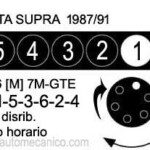 TOYOTA Orden De Encendido Firing Order Vehiculos 1987 91