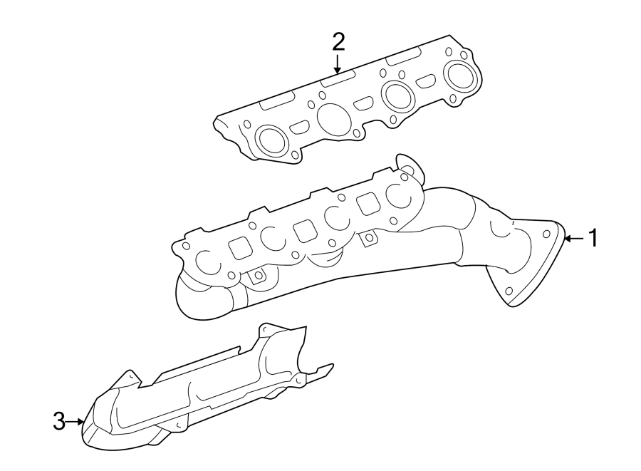 Toyota Sequoia Exhaust Manifold 4 7 LITER Sequoia 4 7L Right 