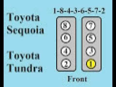 Toyota Tundra Sequoia Firing Order Bank One Bank Two Timing Misfire