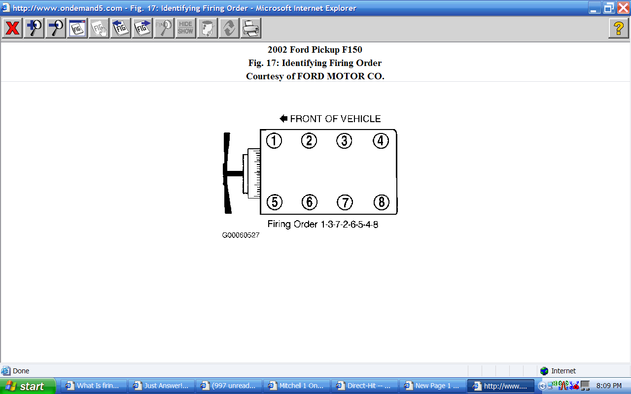 What Is Firing Order On 4 6 Liter