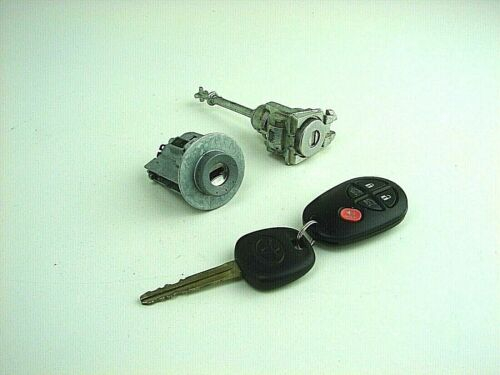 2008 2013 TOYOTA HIGHLANDER IGNITION DOOR LOCK CYLINDER W KEY 