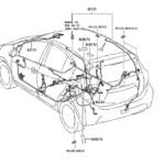 2012 Toyota Prius C Wire Front Door Left Engine Electrical