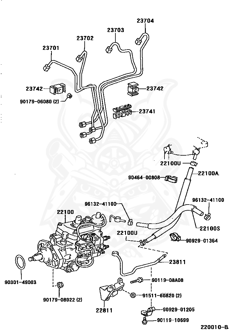 22100 67070 Toyota Pump Assy Injection Or Supply Nengun Performance