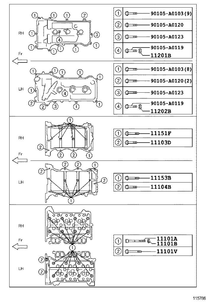 CYLINDER HEAD TOYOTA SIENNA ASL30 GSL3 NORTH AMERICA 