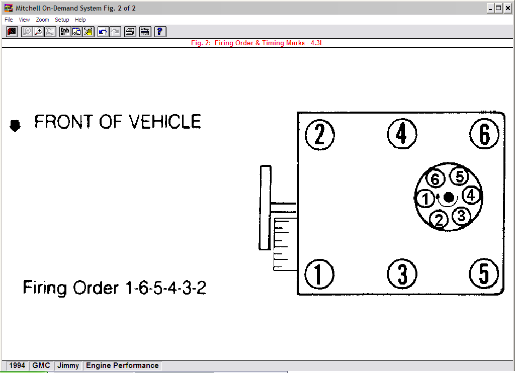 Firing Order 1994 Toyota Camry ToyotaFiringOrder