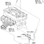 Toyota Prius V Evaporative Emissions System Lines Engine 2382737040