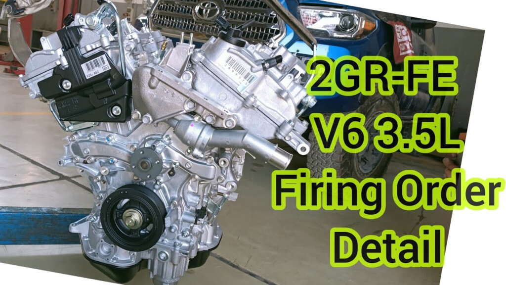 2GR FE V6 3 5L Engine Firing Order Of Toyota YouTube
