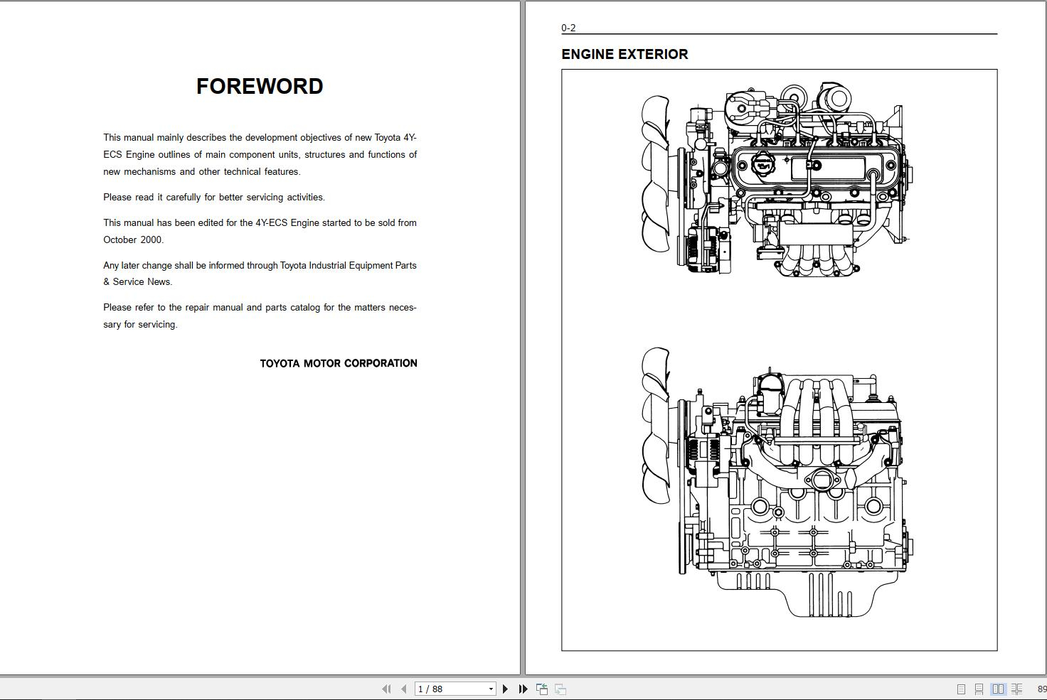 Toyota 4Y ECS Repair Manual PDF